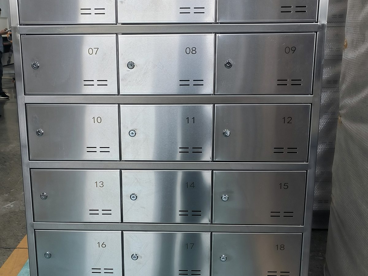 Stainless Steel Shoe Locker